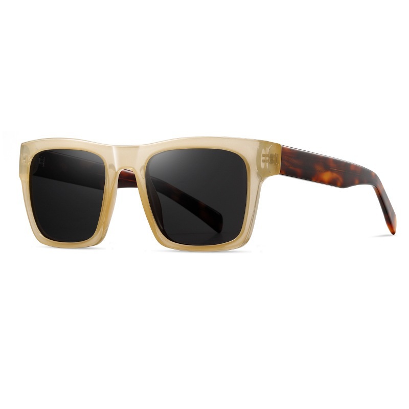 Fido-Square polarized sunglasses can be customized with optical prescription lenses