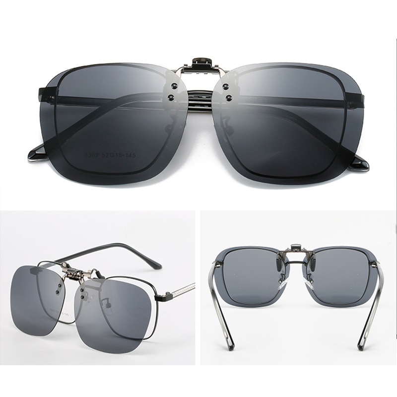 Eric-Polarizing sunglasses clip optional night vision lenses