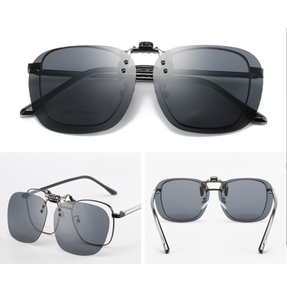 Eric-Polarizing sunglasses clip optional night vision lenses