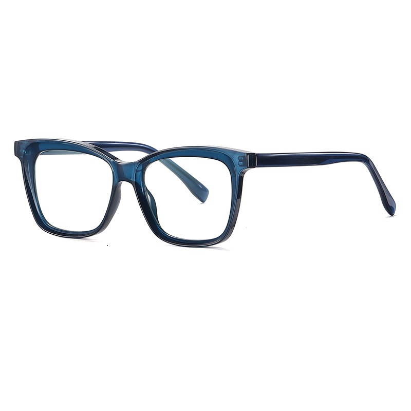 Derrick-Plain lens glasses are available with prescription optical lenses