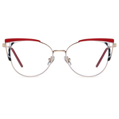 Carmen-Plain lens glasses are available with prescription optical lenses