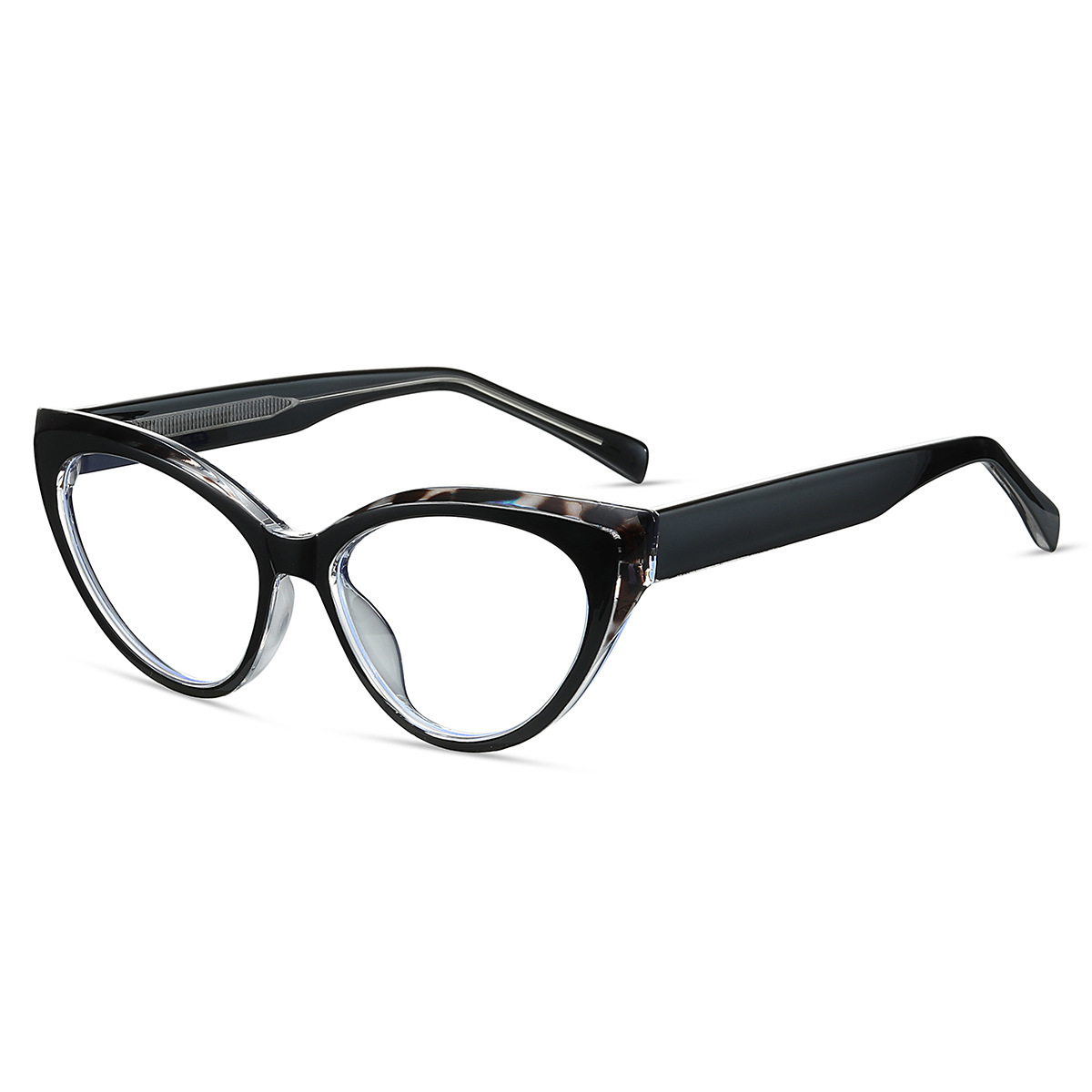 Carol-Plain lens glasses are available with prescription optical lenses