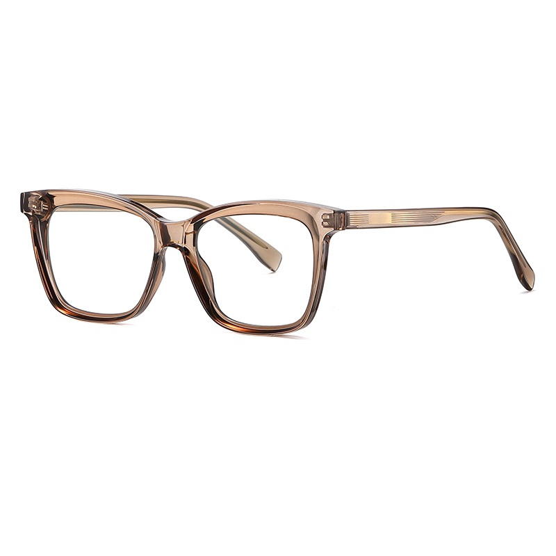 Derrick-Plain lens glasses are available with prescription optical lenses