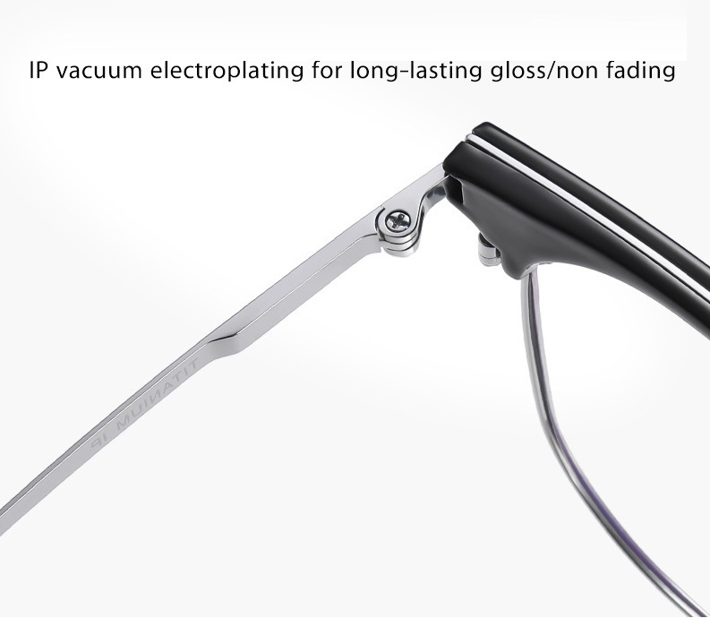 Jack-Pure titanium retro eyebrow frame-F51109