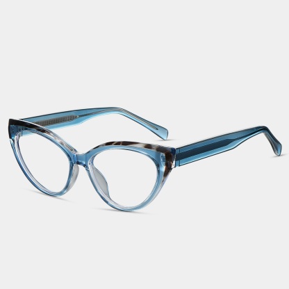 Carol-Plain lens glasses are available with prescription optical lenses