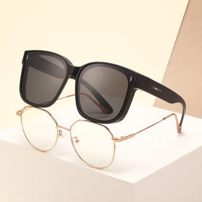 Halona-Polarized sunglasses fit over glasses