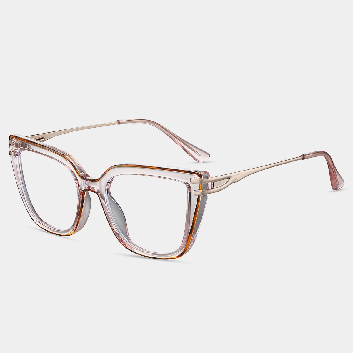 Bertha-Plain lens glasses are available with prescription optical lenses