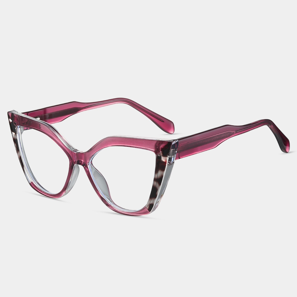 Caltha-Plain lens glasses are available with prescription optical lenses