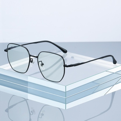Gella-Plain lens glasses are available with prescription optical lenses
