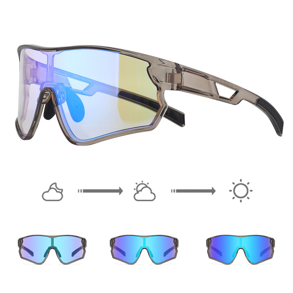 Jeffrey-Photochromism prescription cycling goggles