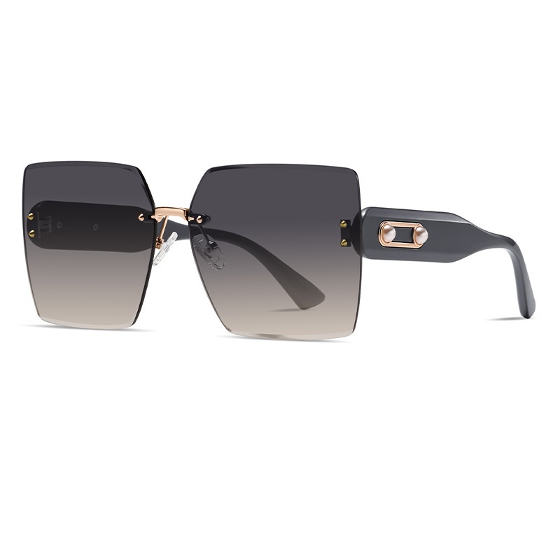  Girl-Large frame women's UV protection ink fashion sunglasses-TJ716