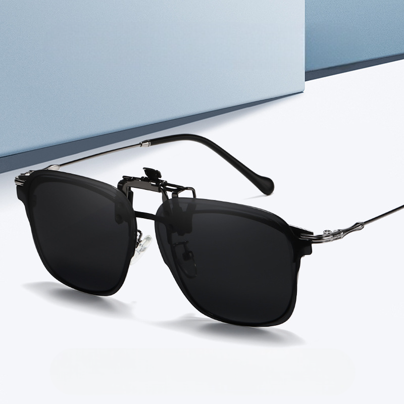 Eric-Polarizing sunglasses clip optional night vision lenses