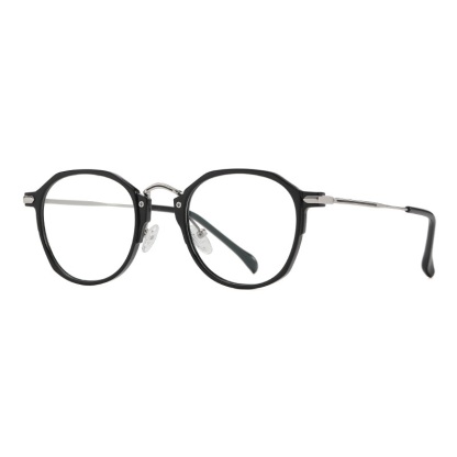 Emily-Plain lens glasses are available with prescription optical lenses