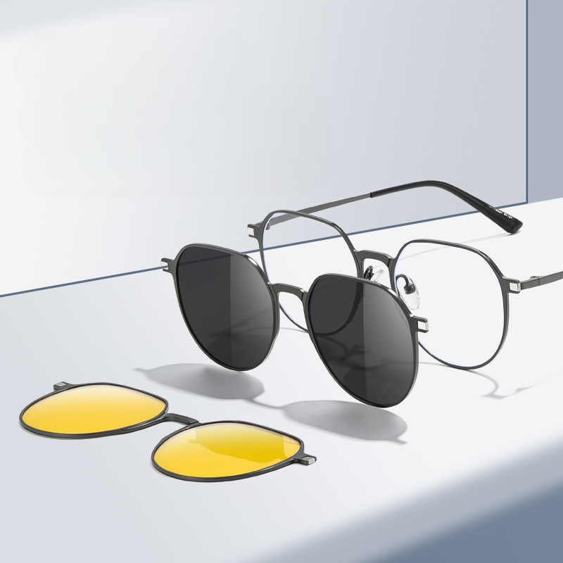 Gordon-Geometric fullrim polarized magnetic prescription glasses