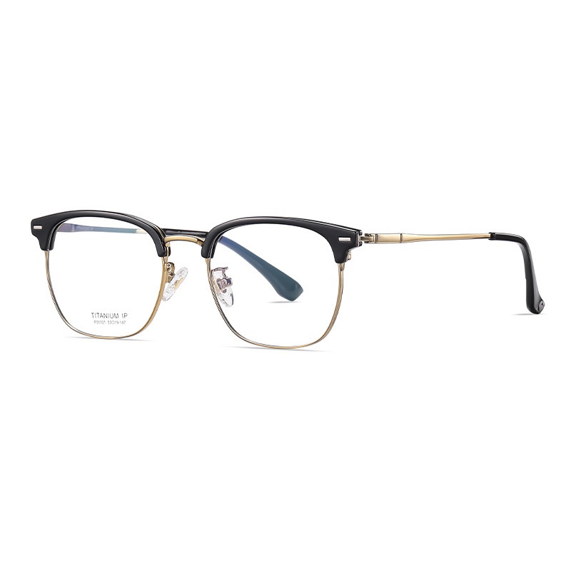 Bancroft-Plain lens glasses are available with prescription optical lenses