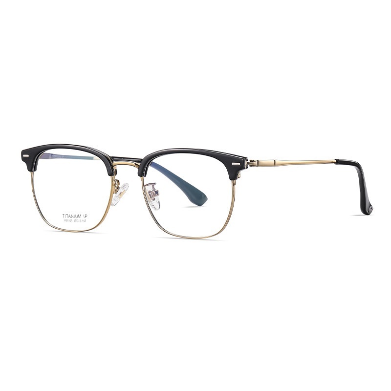 Bancroft-Plain lens glasses are available with prescription optical lenses