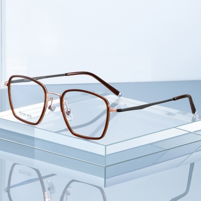 Cyrus-Plain lens glasses are available with prescription optical lenses