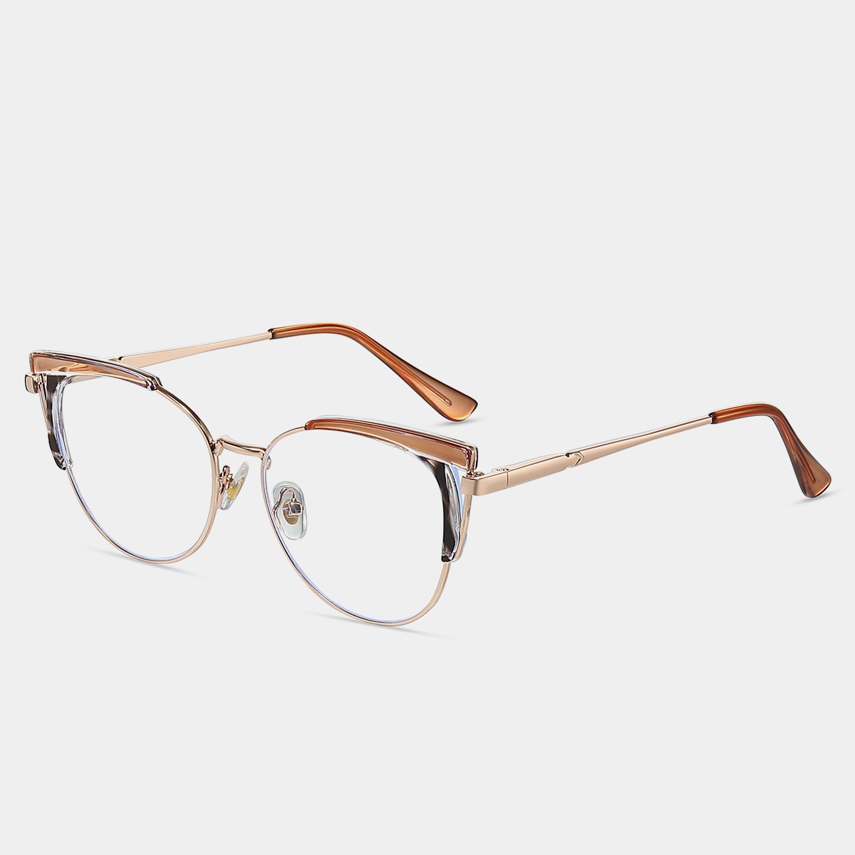 Carmen-Plain lens glasses are available with prescription optical lenses