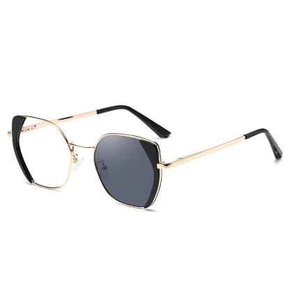 Irene-Cat eye fullrim photochromism sunglasses for women