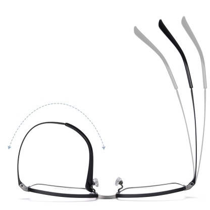 Clark-Plain lens glasses are available with prescription optical lenses