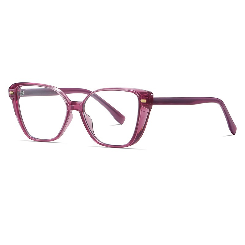 Gwen-Plain lens glasses are available with prescription optical lenses
