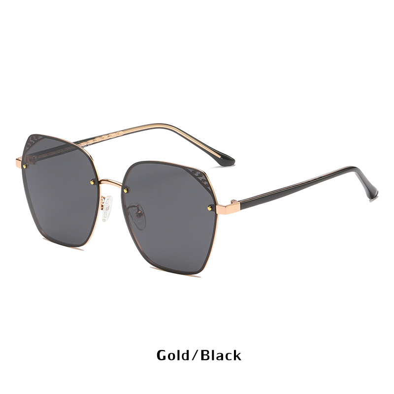 Irisa-Polygon fullrim polarized sunglasses for women