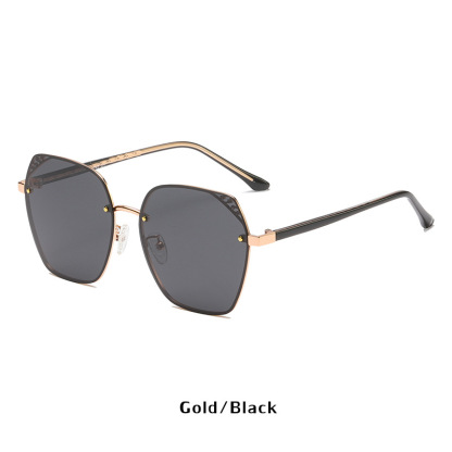 Irisa-Polygon fullrim polarized sunglasses for women