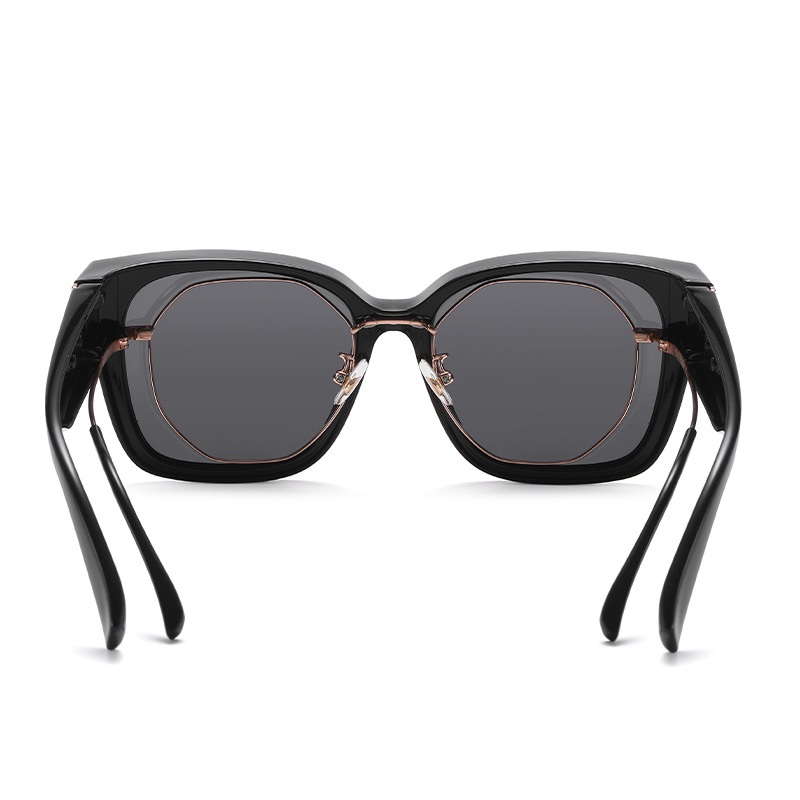 Haidee-Polarized sunglasses fit over glasses