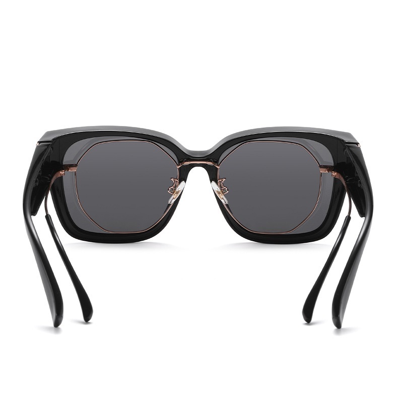 Haidee-Polarized sunglasses fit over glasses