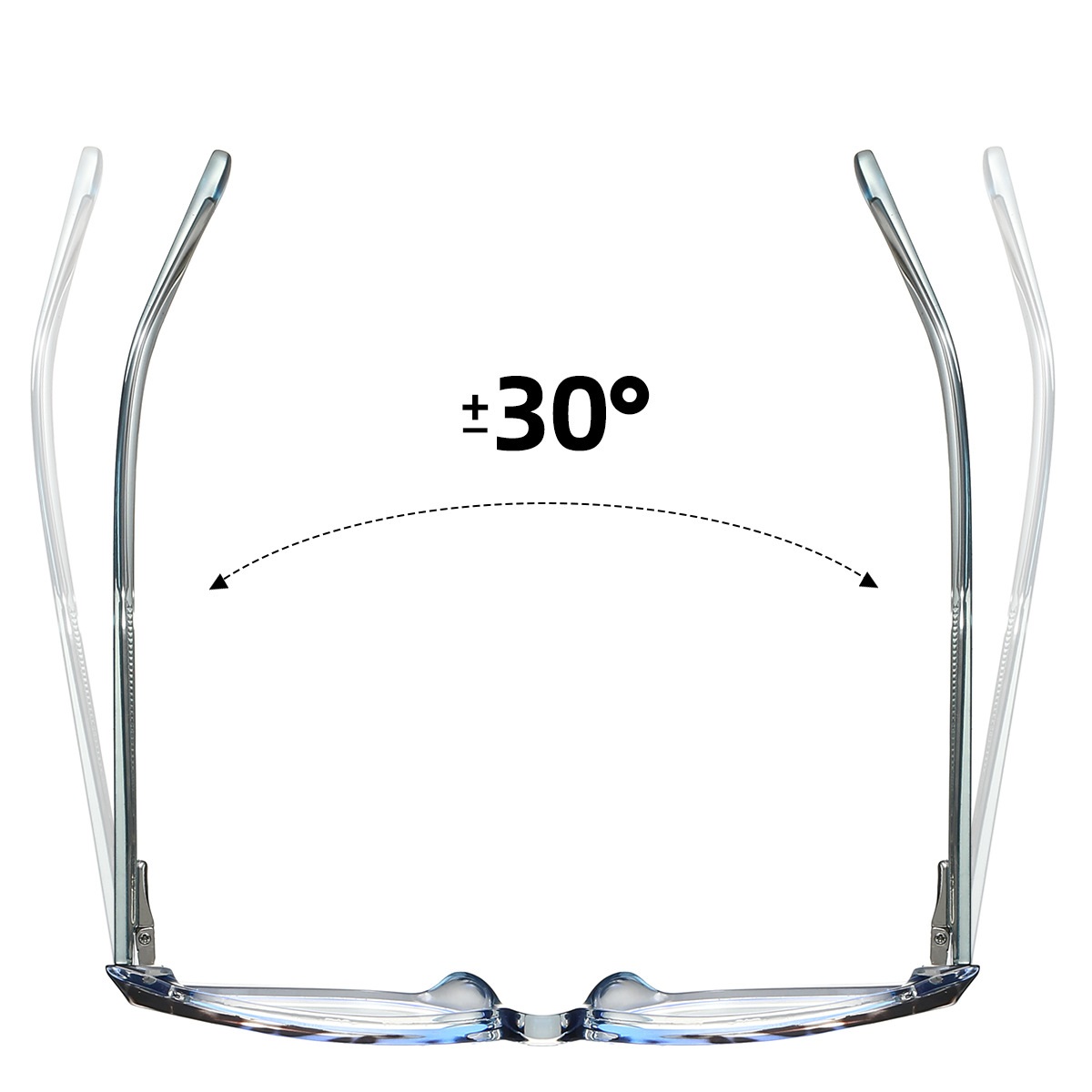 Carol-Plain lens glasses are available with prescription optical lenses