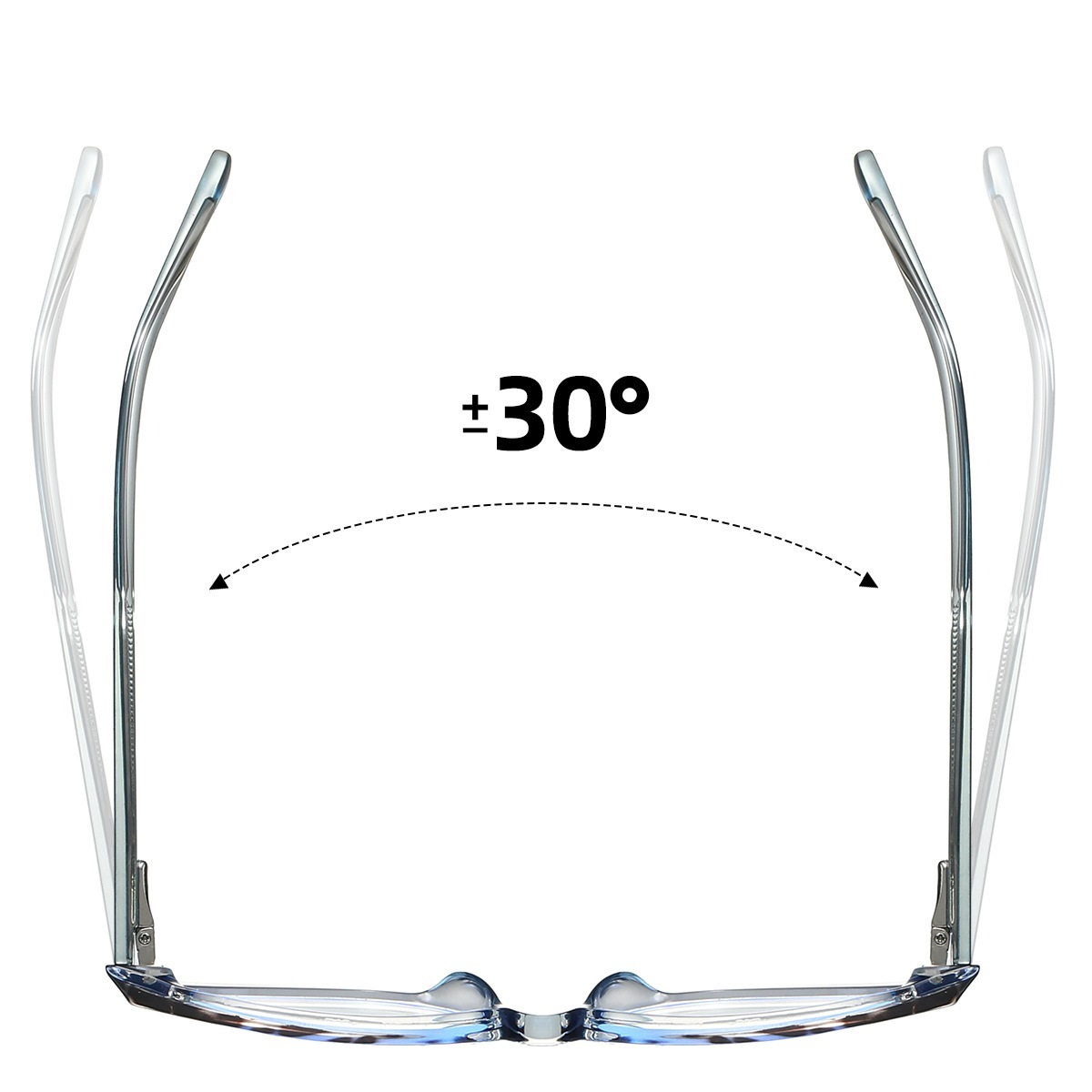 Carol-Plain lens glasses are available with prescription optical lenses