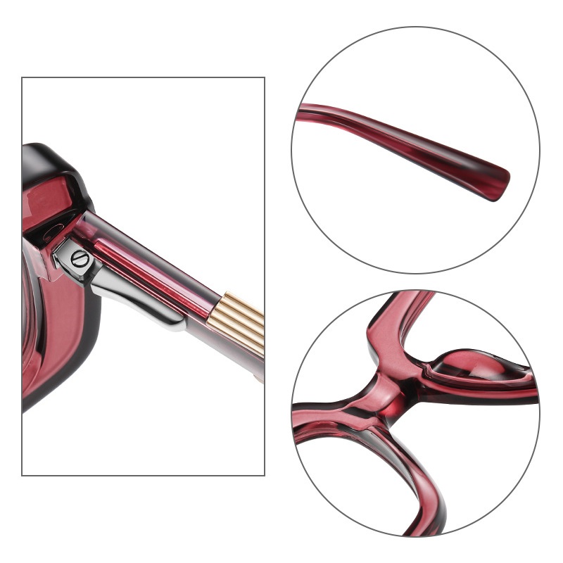 Elina-Plain lens glasses are available with prescription optical lenses