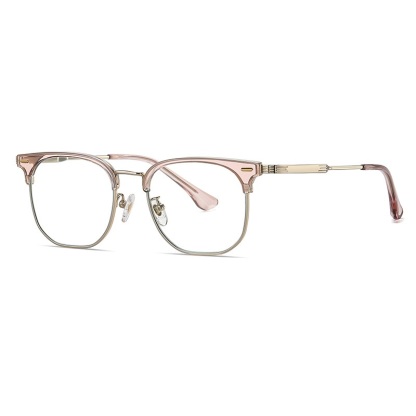 Darren-Plain lens glasses are available with prescription optical lenses