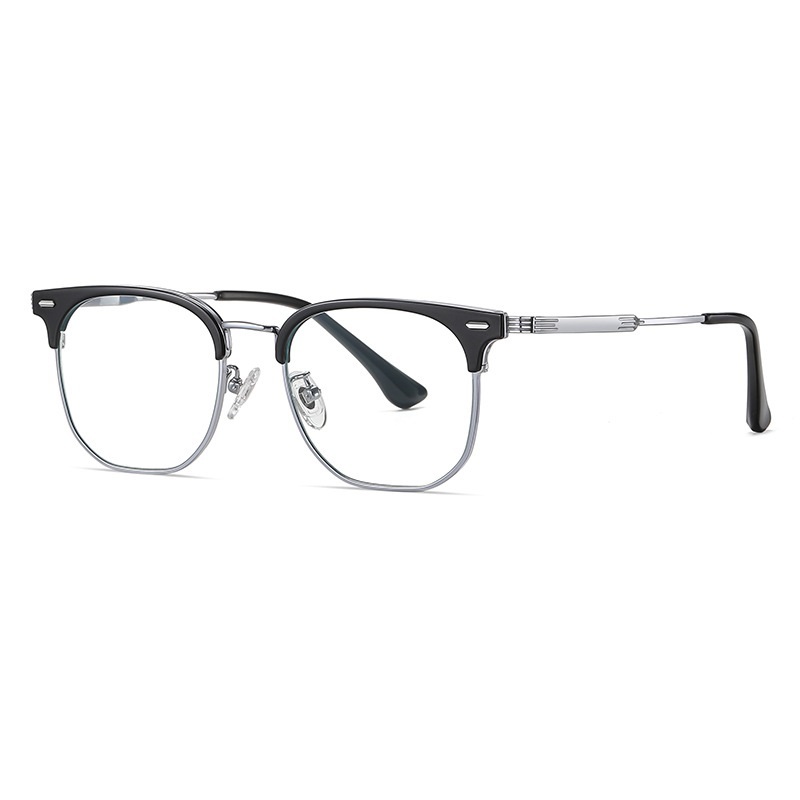 Darren-Plain lens glasses are available with prescription optical lens