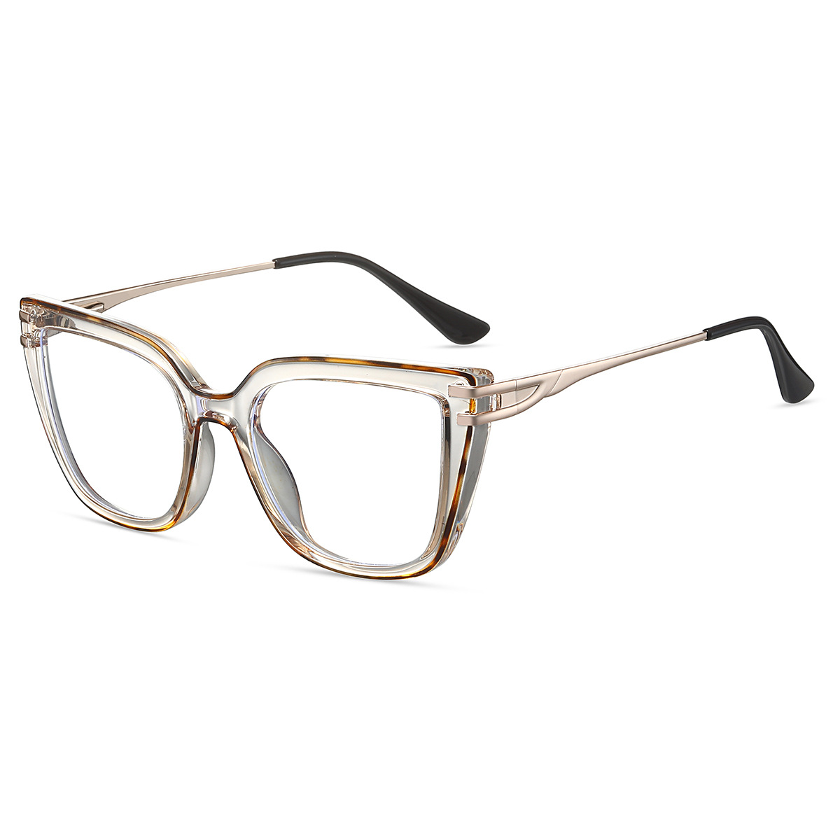 Bertha-Plain lens glasses are available with prescription optical lenses