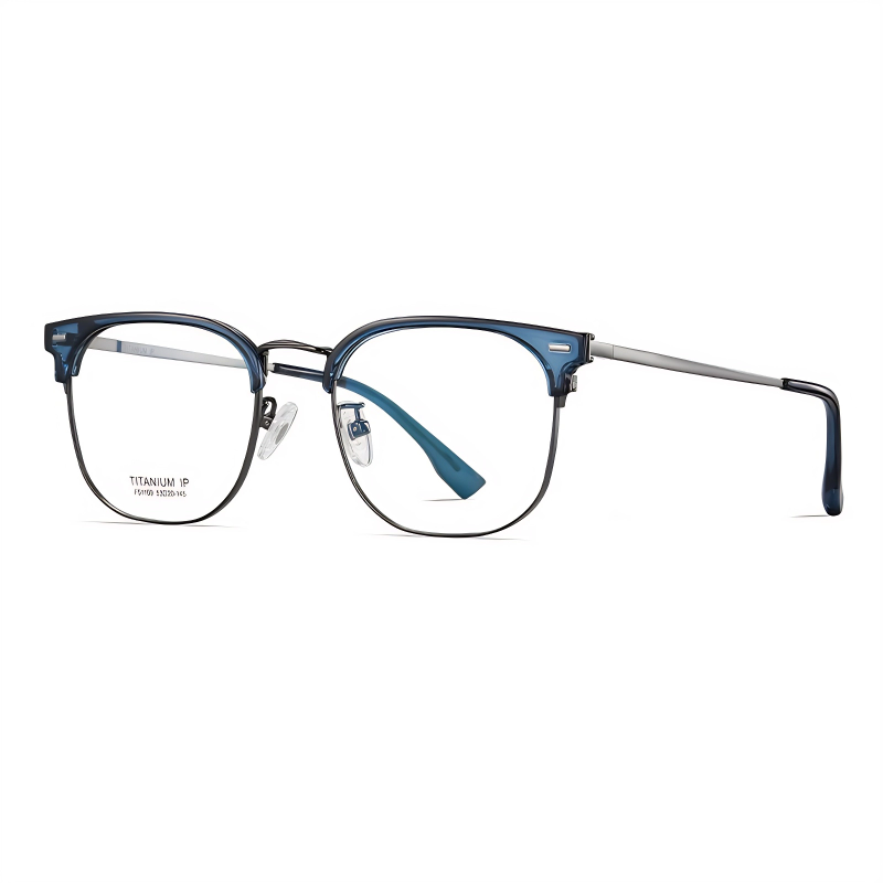Jack-Pure titanium retro eyebrow frame-F51109