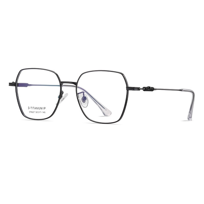 Cherise-Plain lens glasses are available with prescription optical lenses