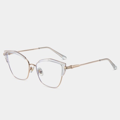 Catherine-Plain lens glasses are available with prescription optical lenses