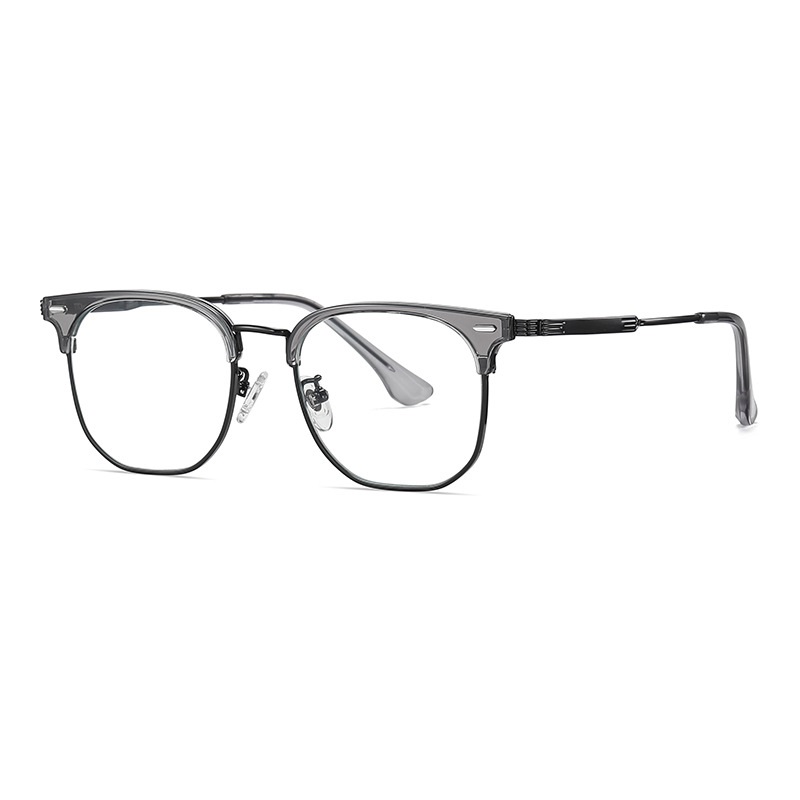 Darren-Plain lens glasses are available with prescription optical lenses