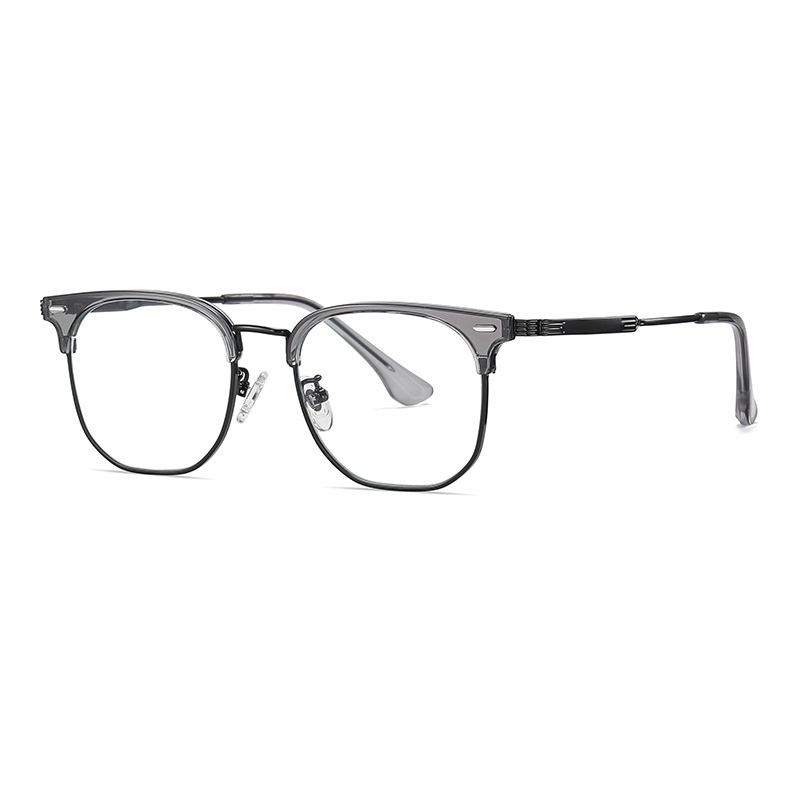 Darren-Plain lens glasses are available with prescription optical lenses