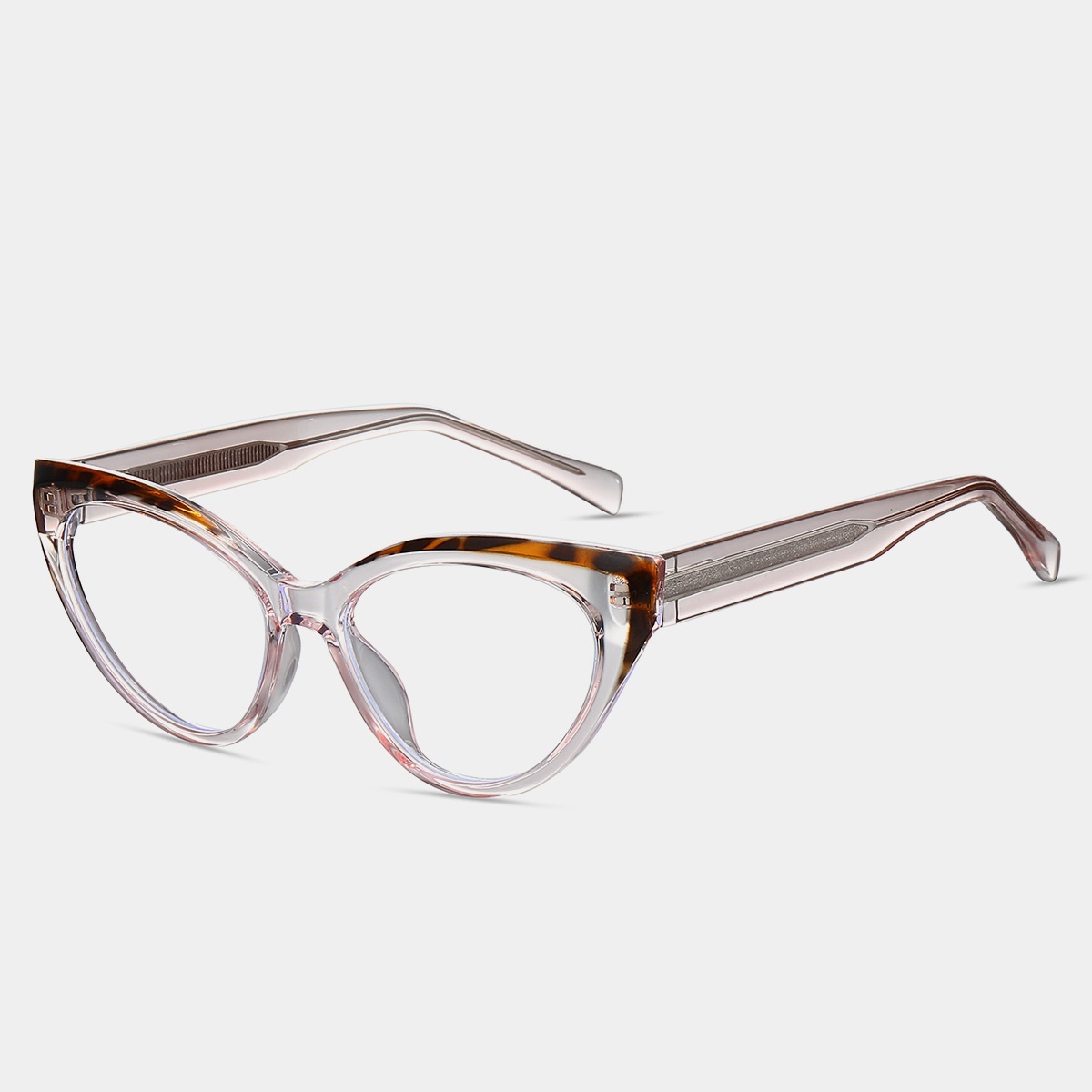 Carol-Plain lens glasses are available with prescription optical lenses