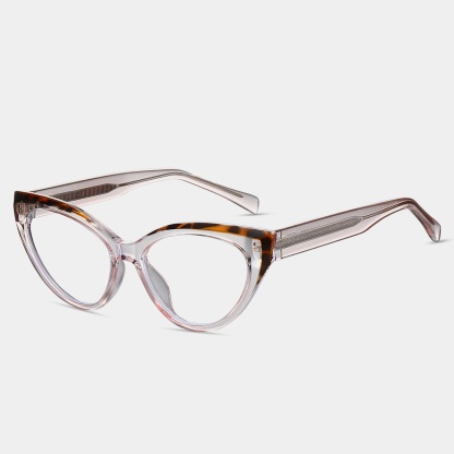 Carol-Plain lens glasses are available with prescription optical lenses