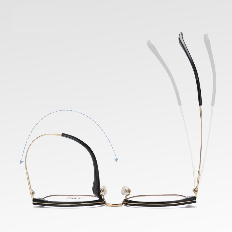 Bancroft-Plain lens glasses are available with prescription optical lenses