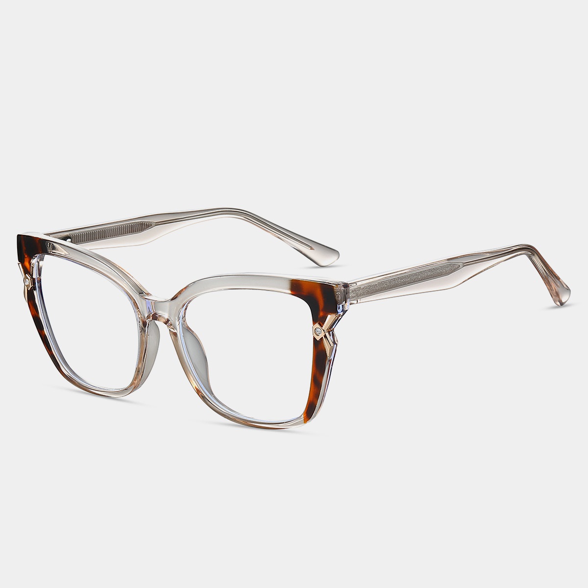 Bree-Plain lens glasses are available with prescription optical lenses
