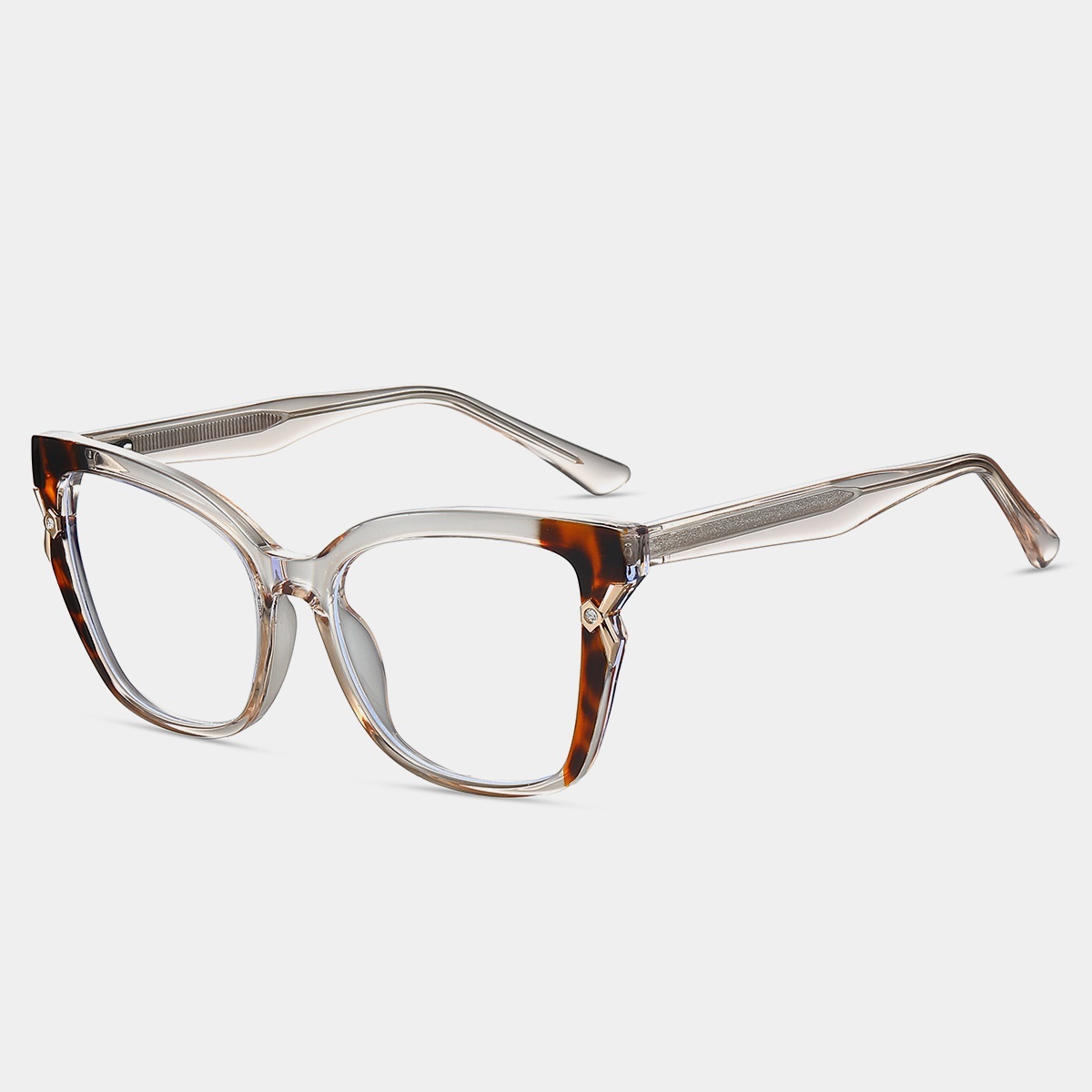Bree-Plain lens glasses are available with prescription optical lenses