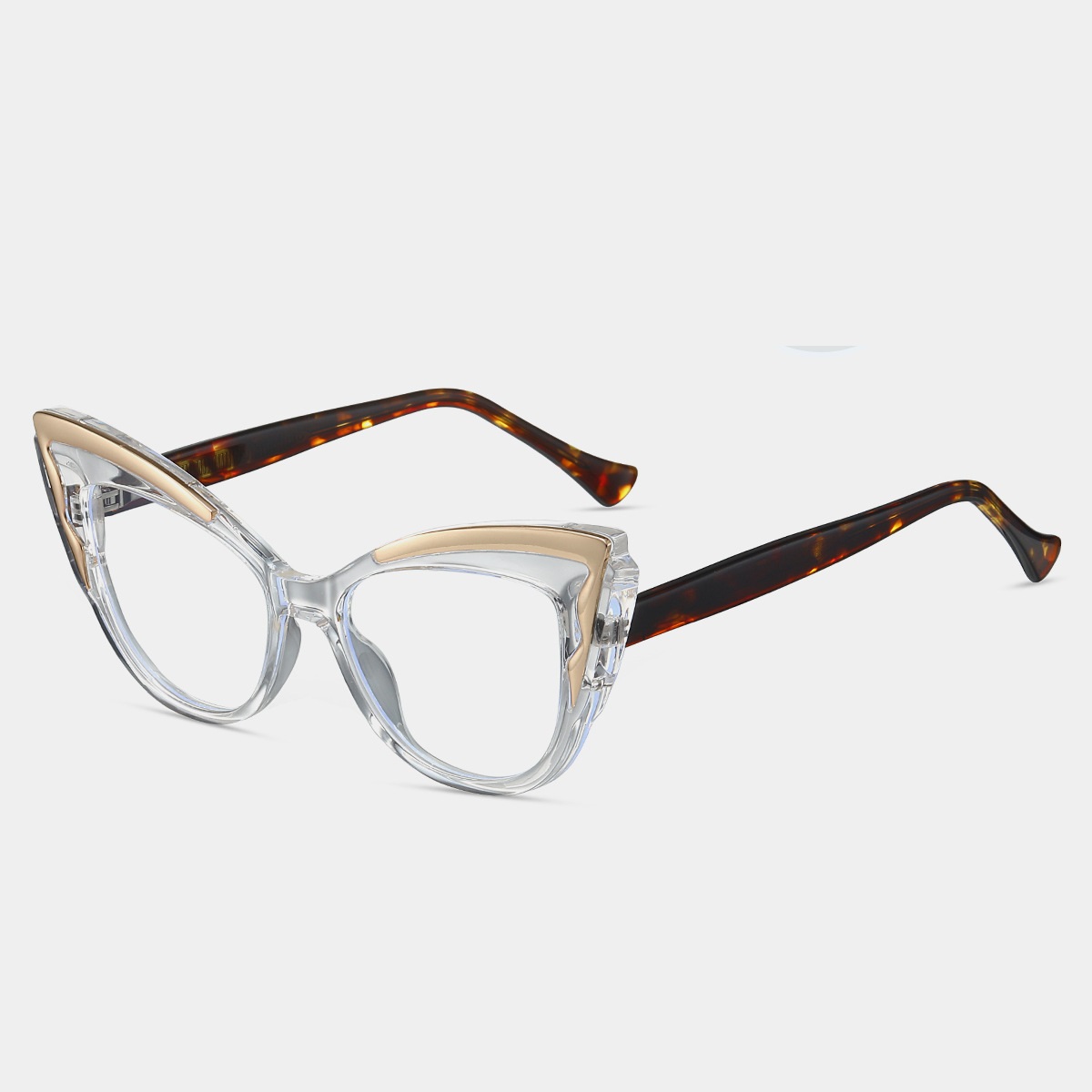 Beth-Plain lens glasses are available with prescription optical lenses