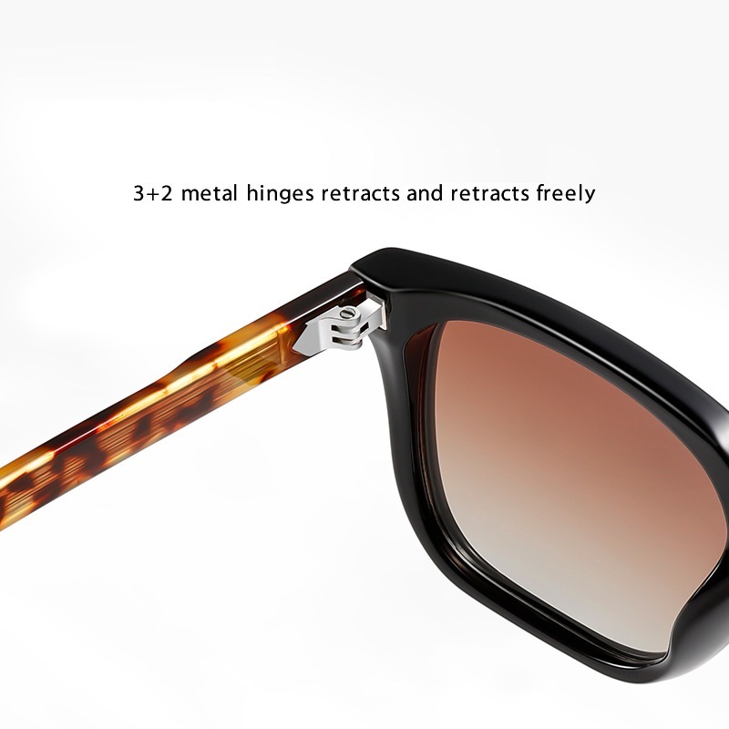 Fido-Square polarized sunglasses can be customized with optical prescription lenses