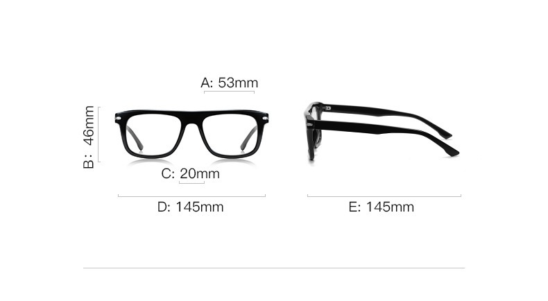 Gavin-Square  fullrim prescription glasses