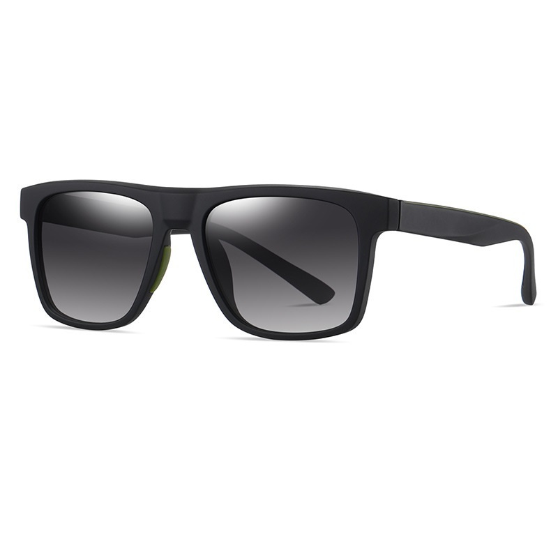 Beau-Square fullrim polarized prescription sunglasses