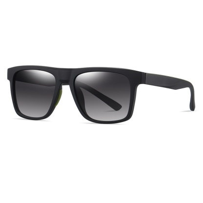 Beau-Square fullrim polarized prescription sunglasses